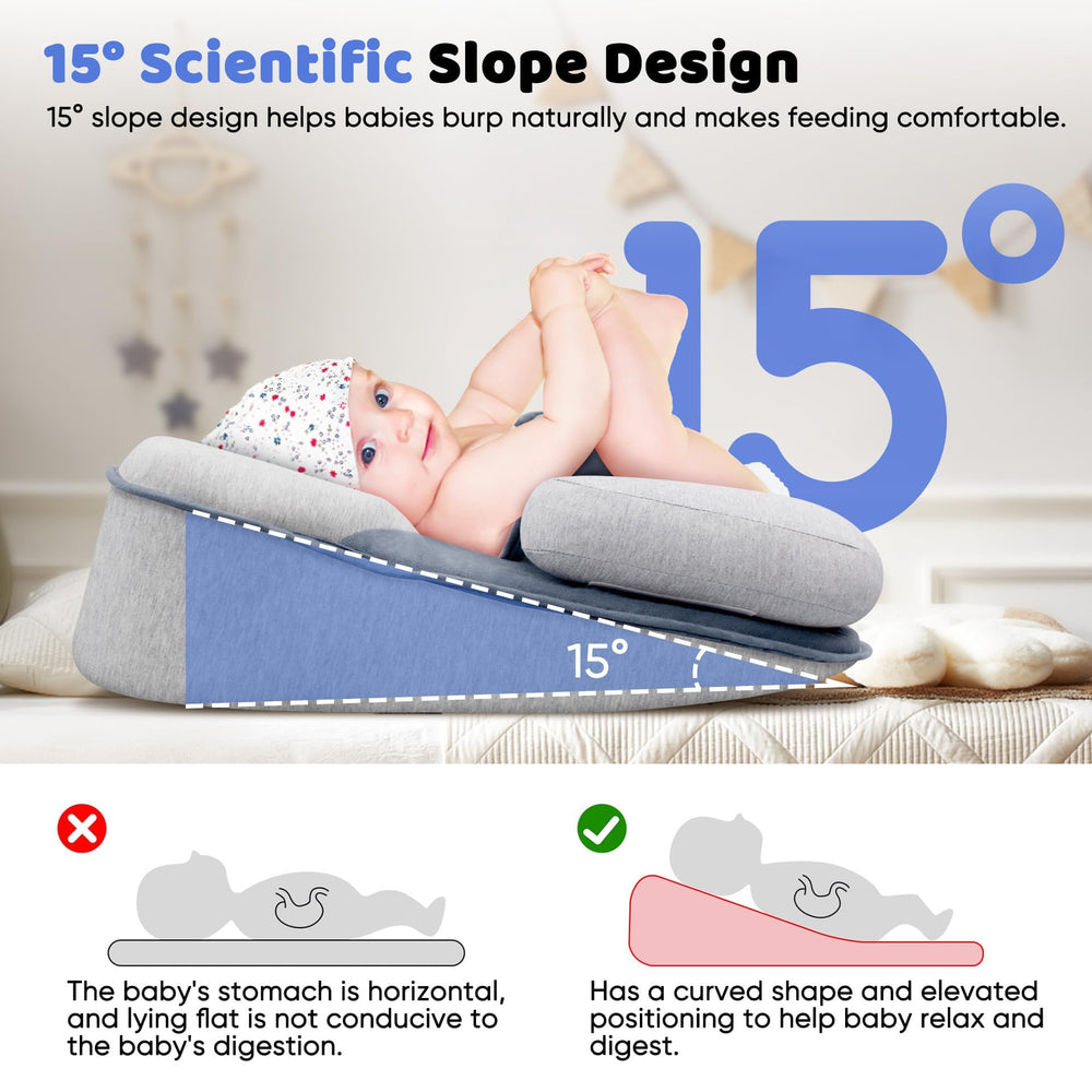 Gotvspt baby pillow compact design fits cribs and strollers