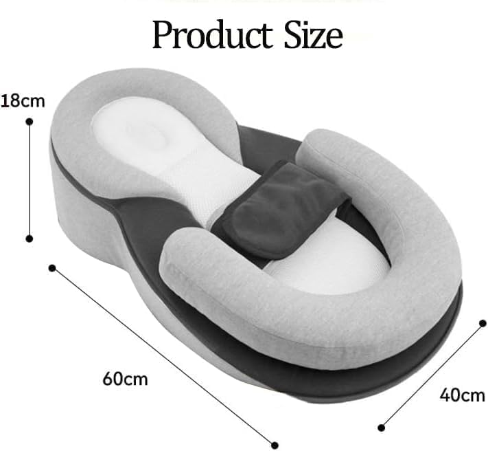 Gotvspt compact portable baby pillow fits easily in a bag for travel.