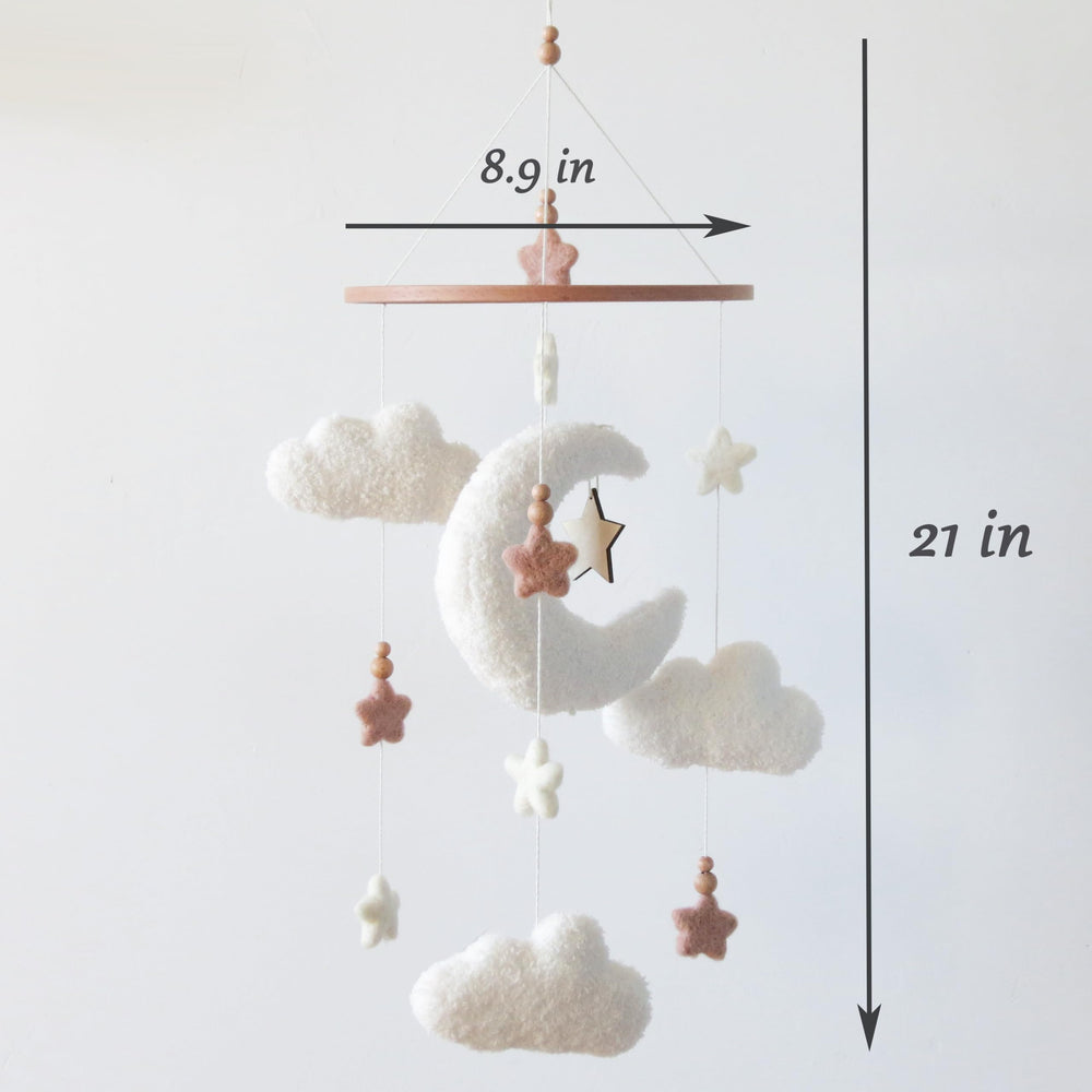 Goukurlsma boucle fabric texture closeup showing soft neutral materials for any nursery vibe