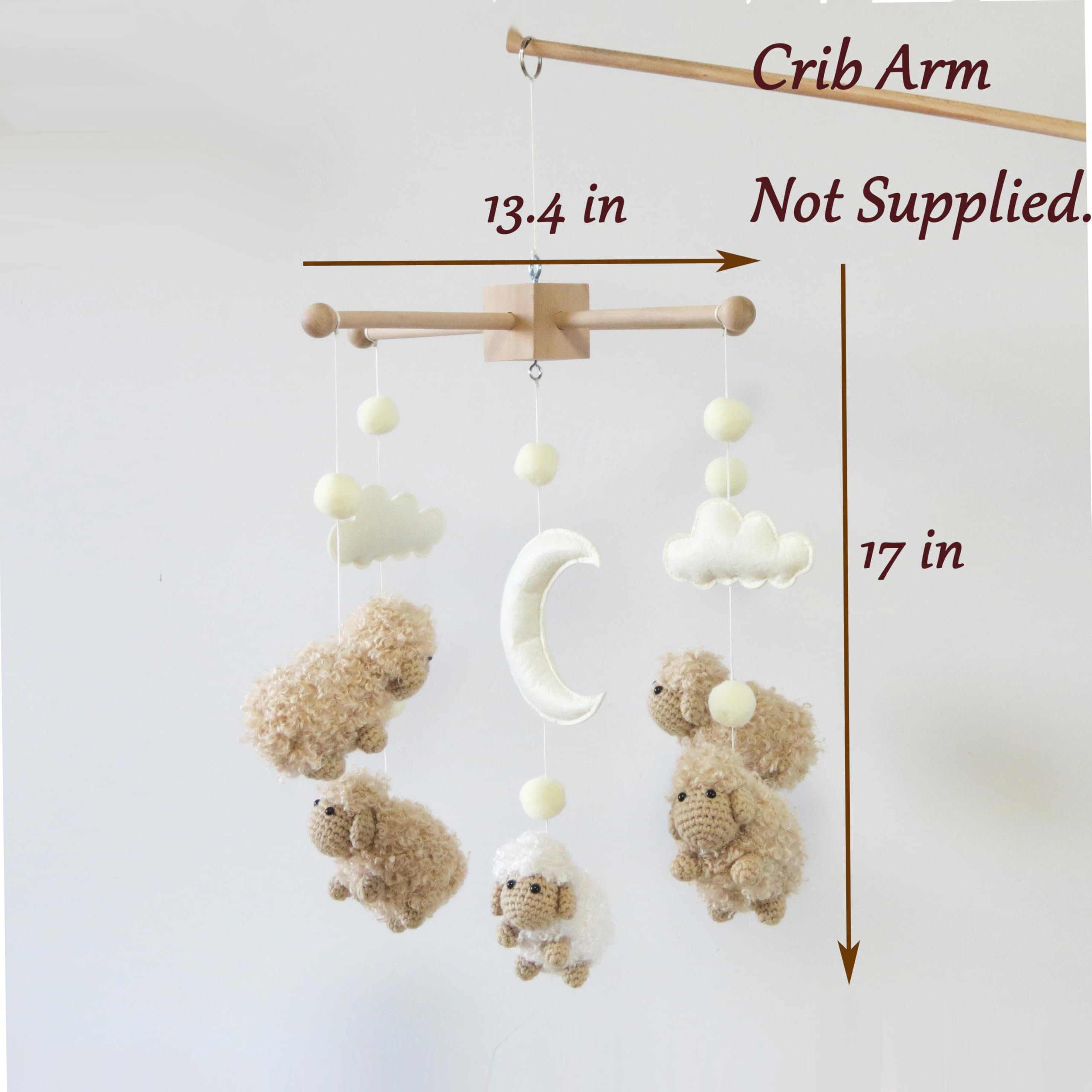 Goukurlsma cream clouds provide gentle visuals for a calm nursery.