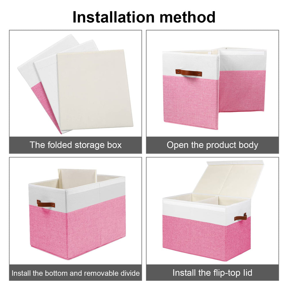 Gowee multi-purpose storage box for nursery, bedroom, and playroom.