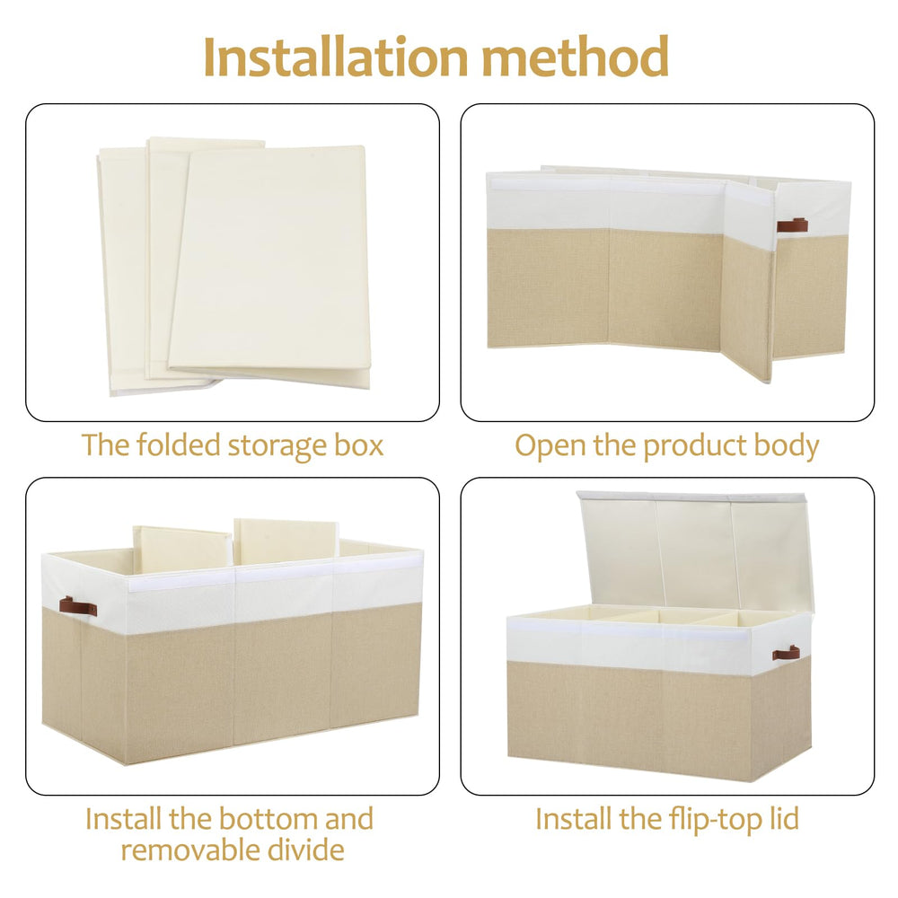 Gowee multi-use toy storage suitable for bedrooms, nurseries, and playrooms.