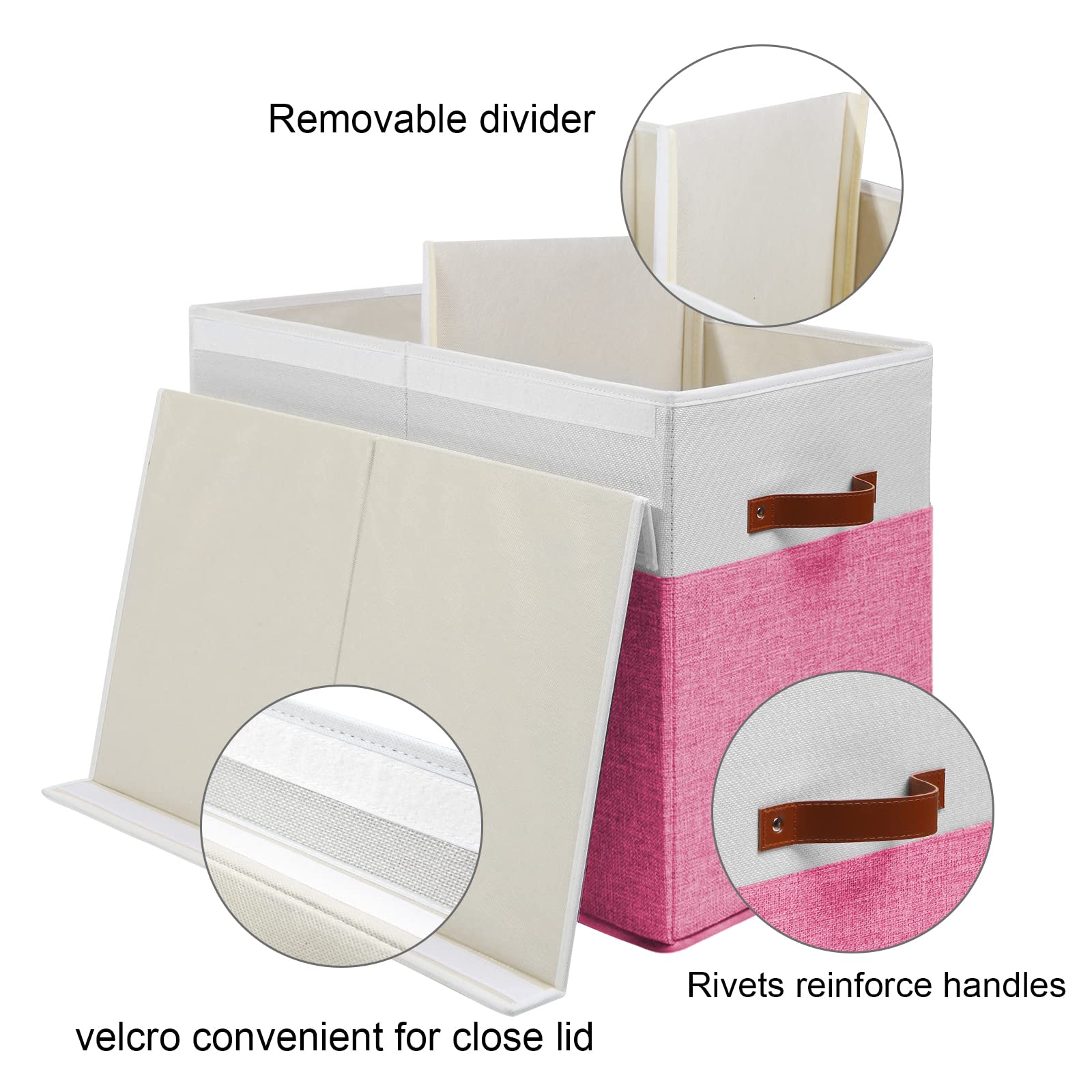 Gowee stackable design saves space when multiple boxes are used.