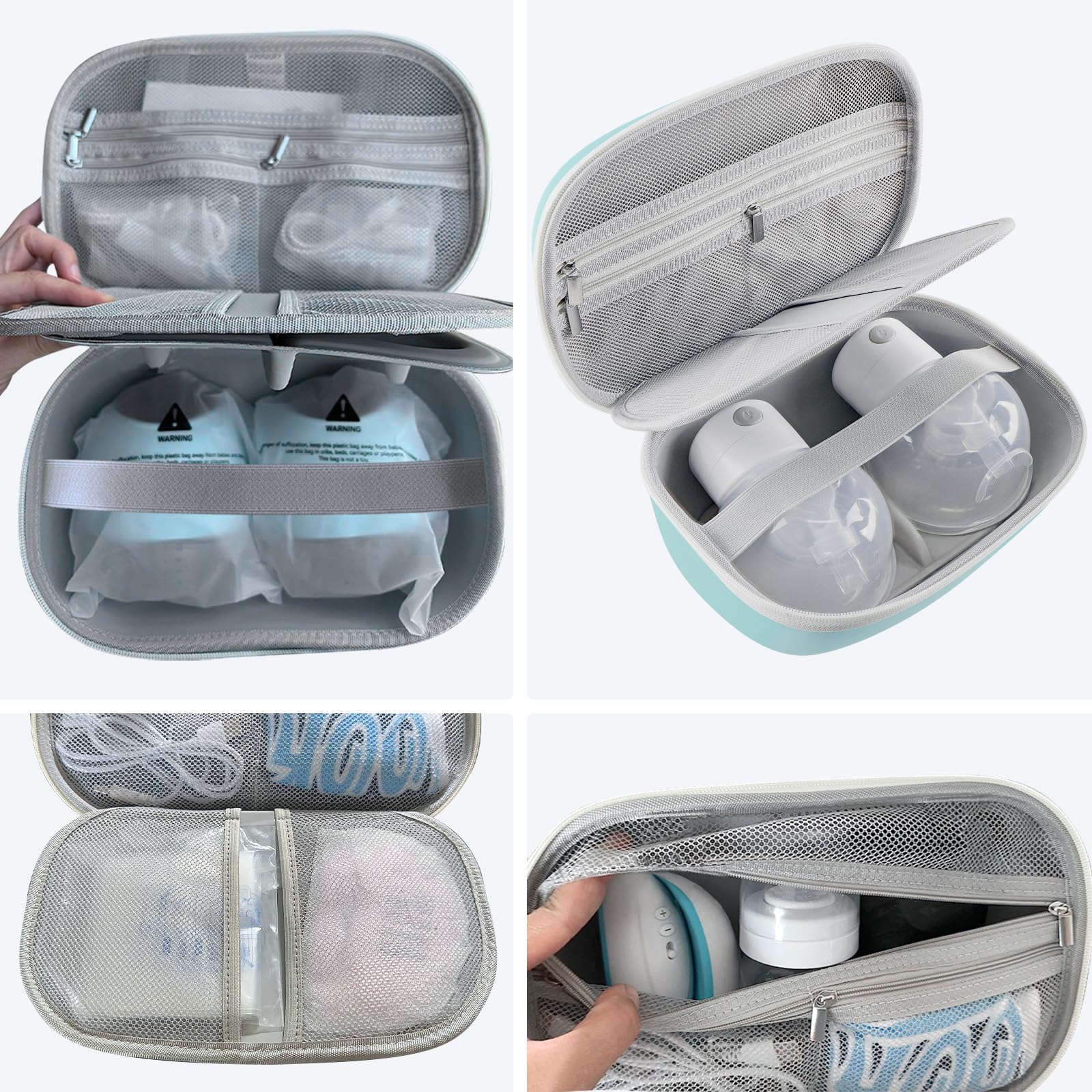 Gowing durable zipper enables smooth, frequent access.