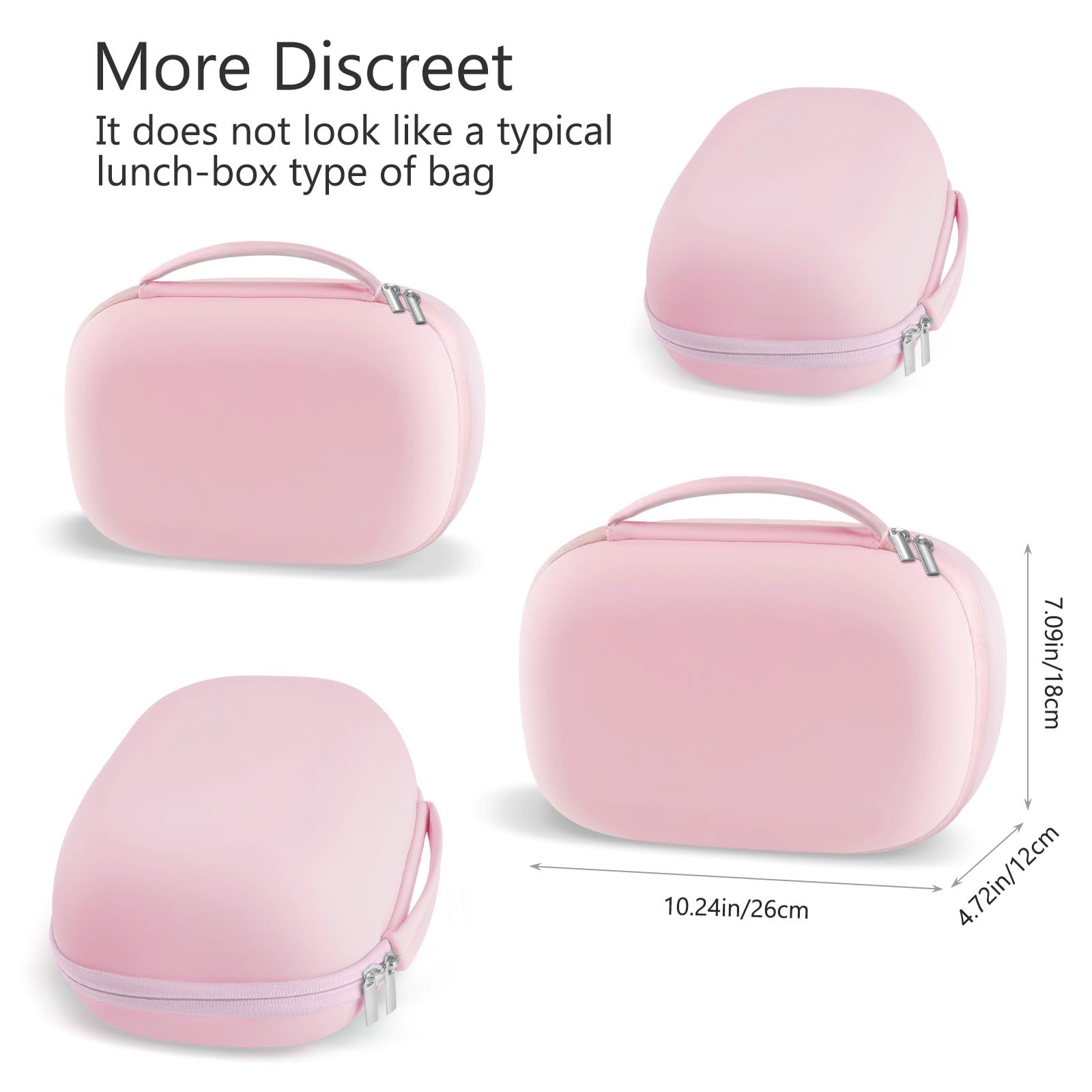 Gowing case zipper detail demonstrating durable closure for frequent use