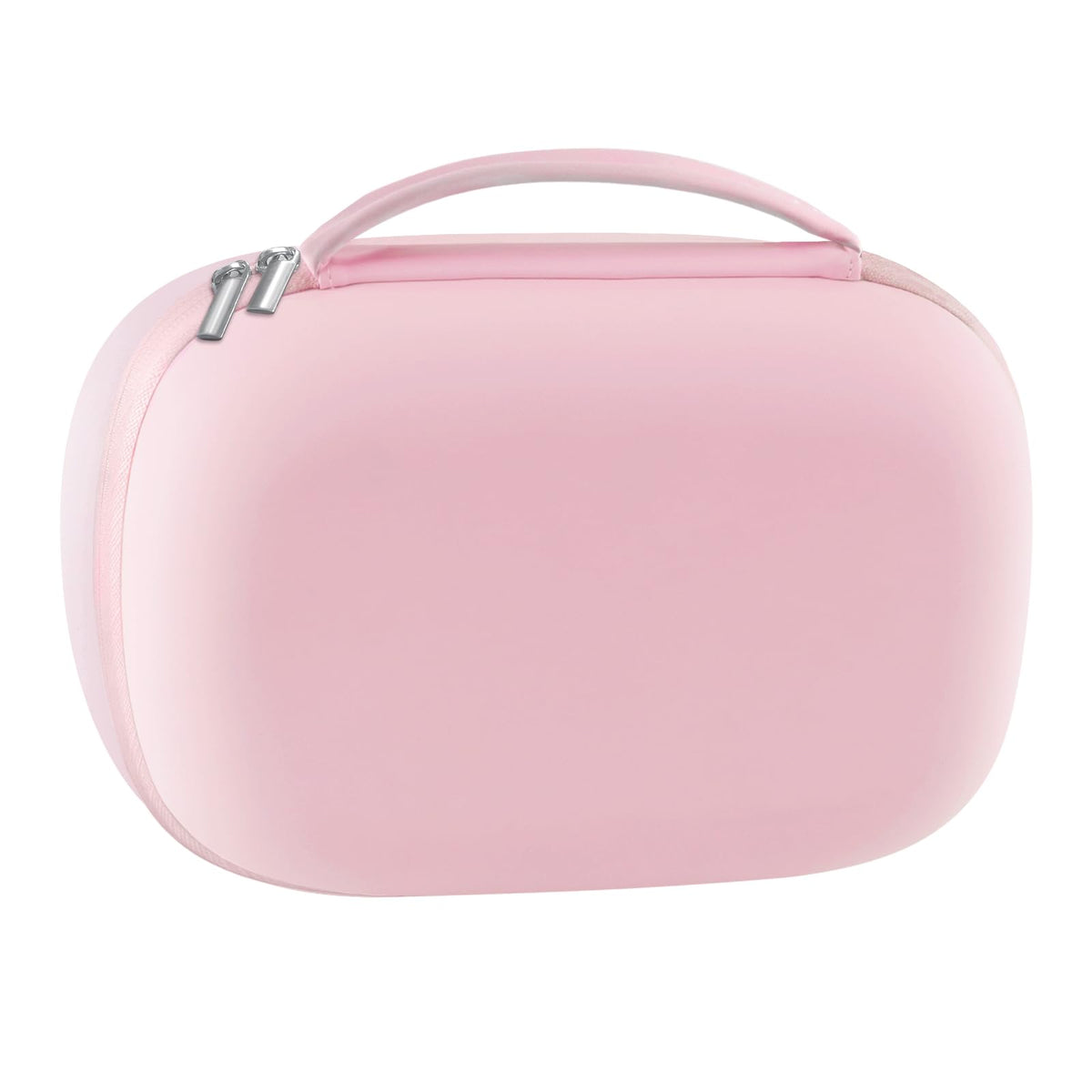 Gowing wearable pumps case pink front view showing travel-ready compact design