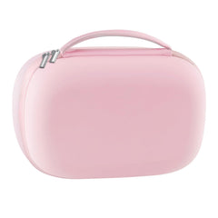 Gowing wearable pumps case pink front view showing travel-ready compact design