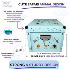 GroWings Keepsake Box with sturdy metal handles for daily use
