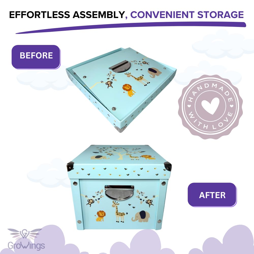 GroWings keepsake lid securing contents and protecting from dust