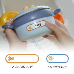 GOYOMI small-sheets daycare labels fit tight spaces and quick labeling.
