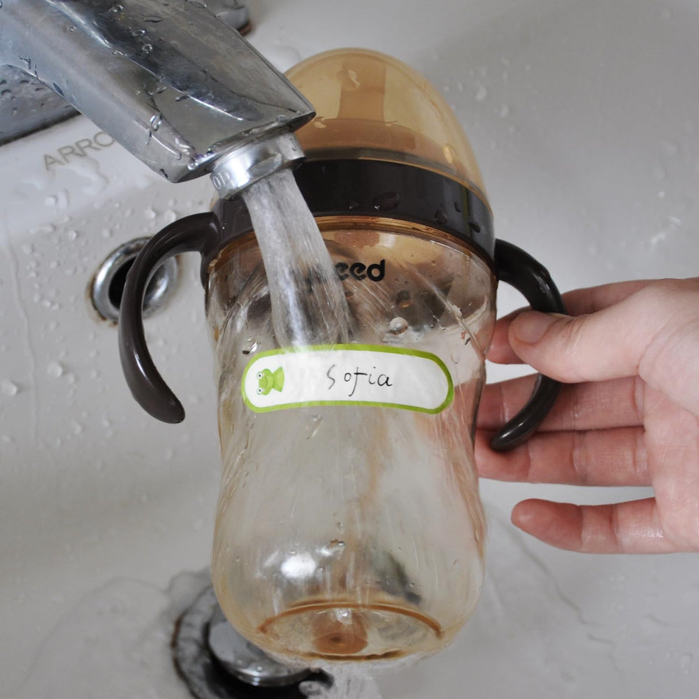 GOYOMI self-laminating layer protects handwriting on labels