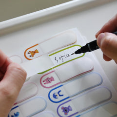 GOYOMI BPA-free labels offer durable, kid-friendly durability for daily use.