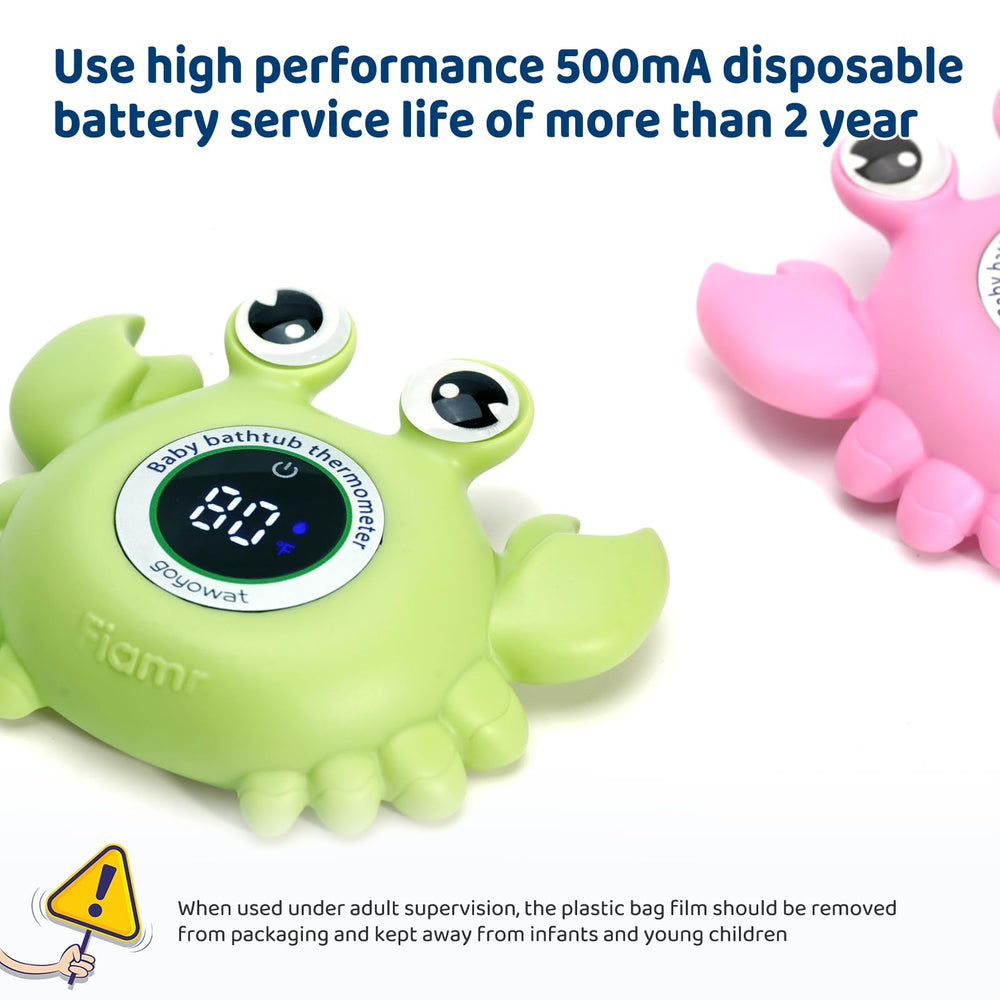 Goyowat quick-response sensor detects temperature shifts for safer bath experiences.