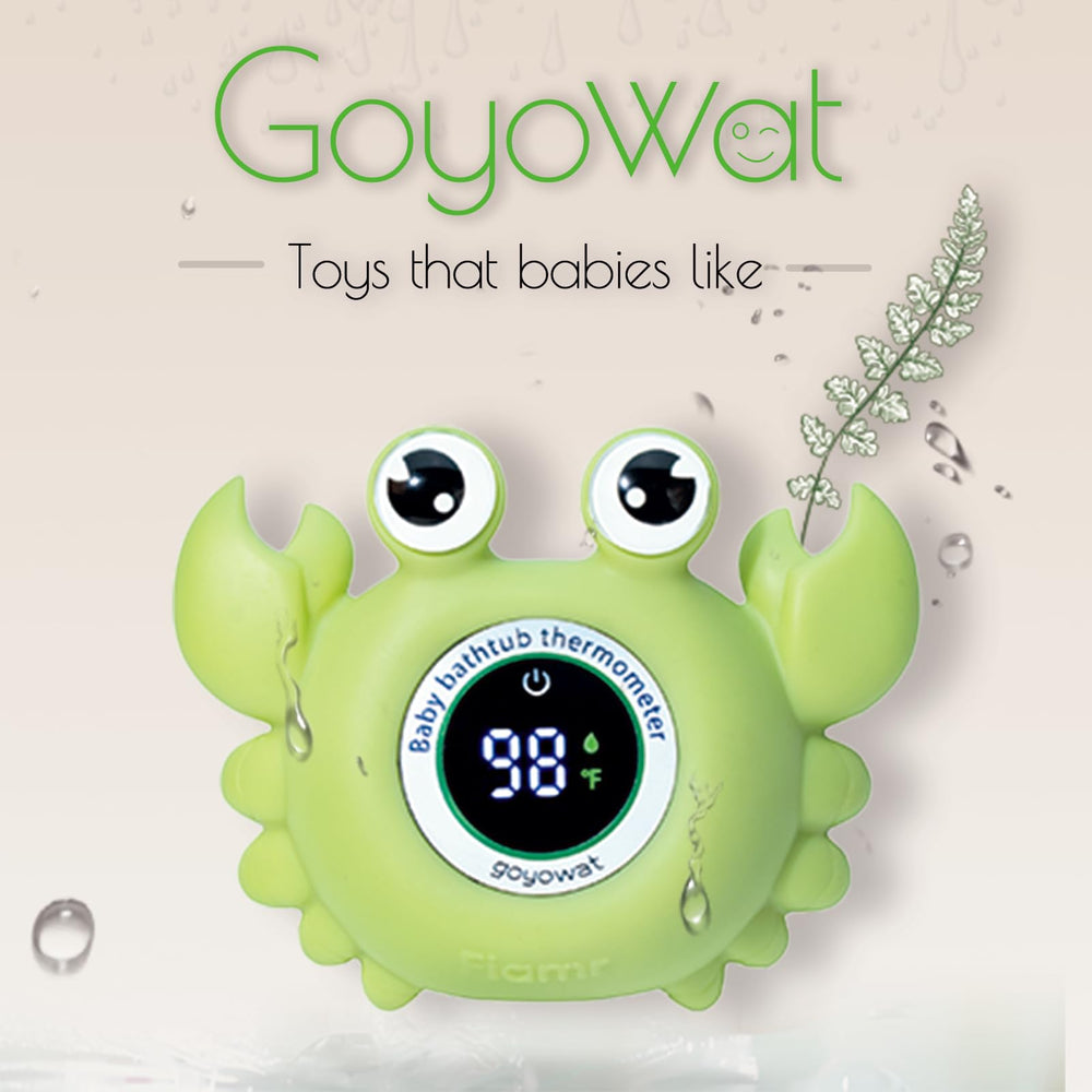 Goyowat waterproof thermometer with CR2450 battery provides long-lasting reliability.