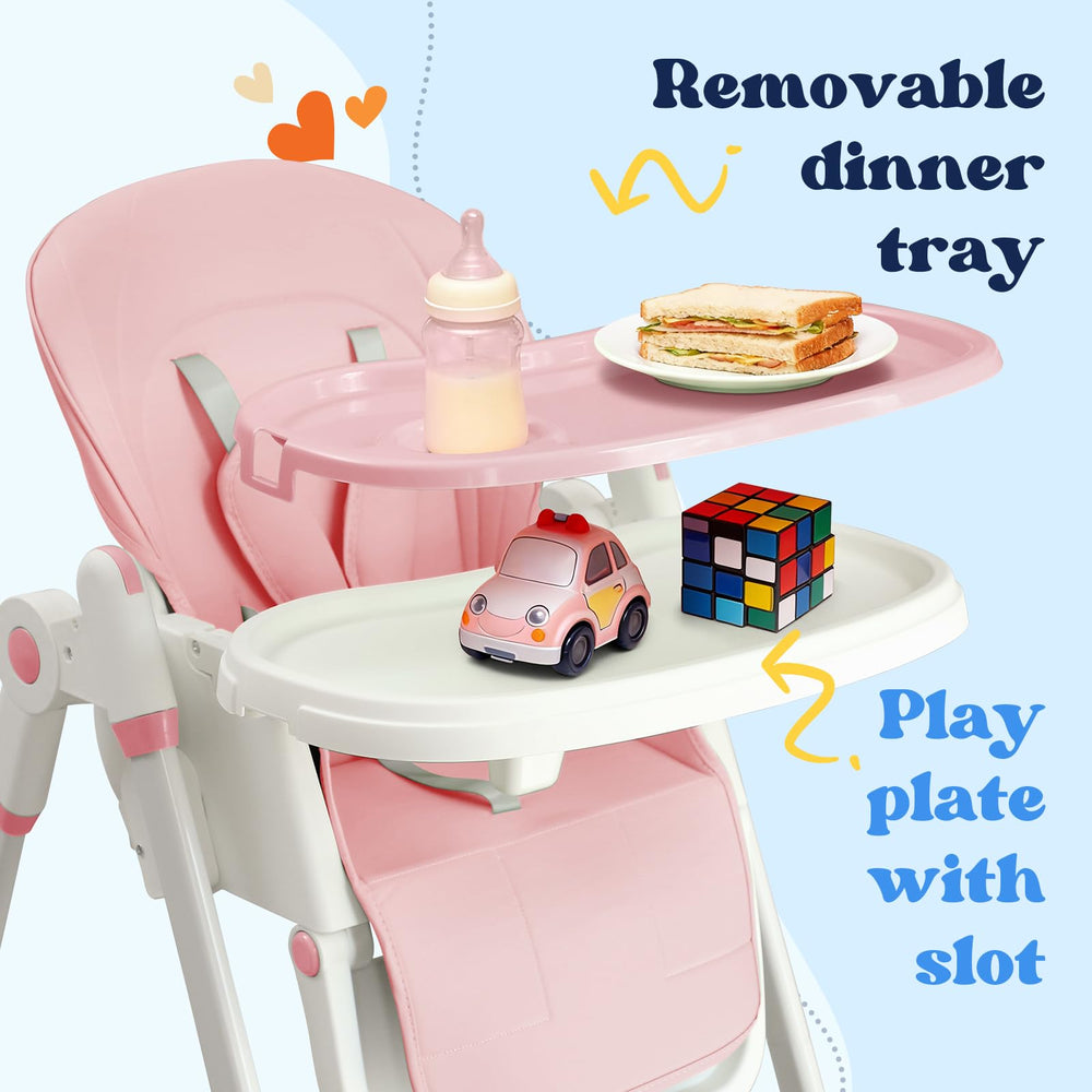GPOAS high chair adjustable height for growing children