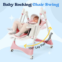 GPOAS high chair removable tray with dishwasher-safe design for quick cleanup