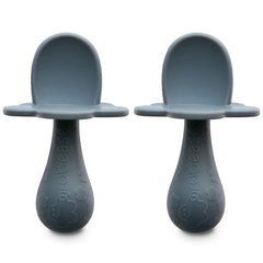 Grabease baby spoon with soft silicone for gentle mealtime comfort.