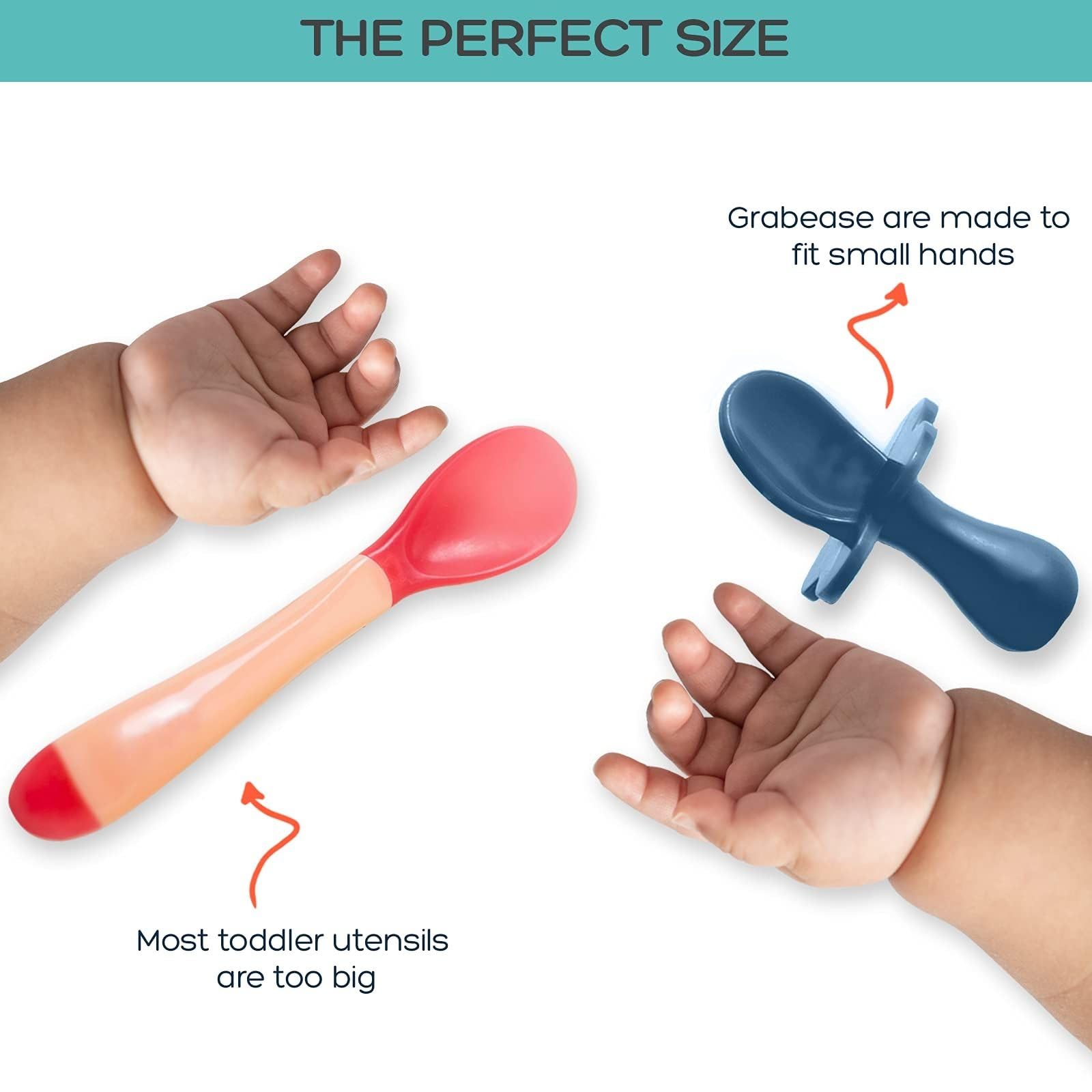 Grabease polished plastic construction emphasizes durability and smooth edges.