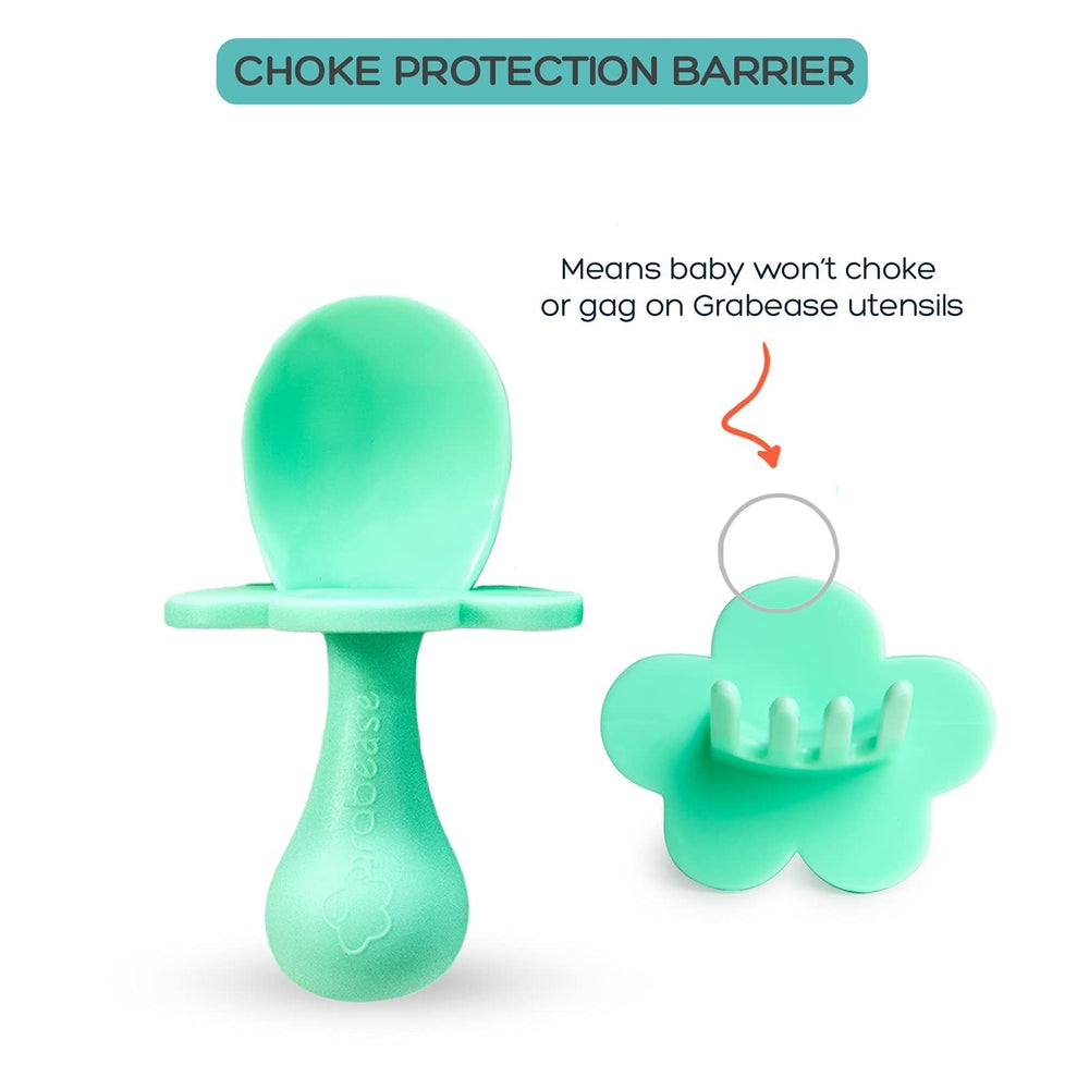 Grabease BPA-free plastic utensils support healthy mealtimes