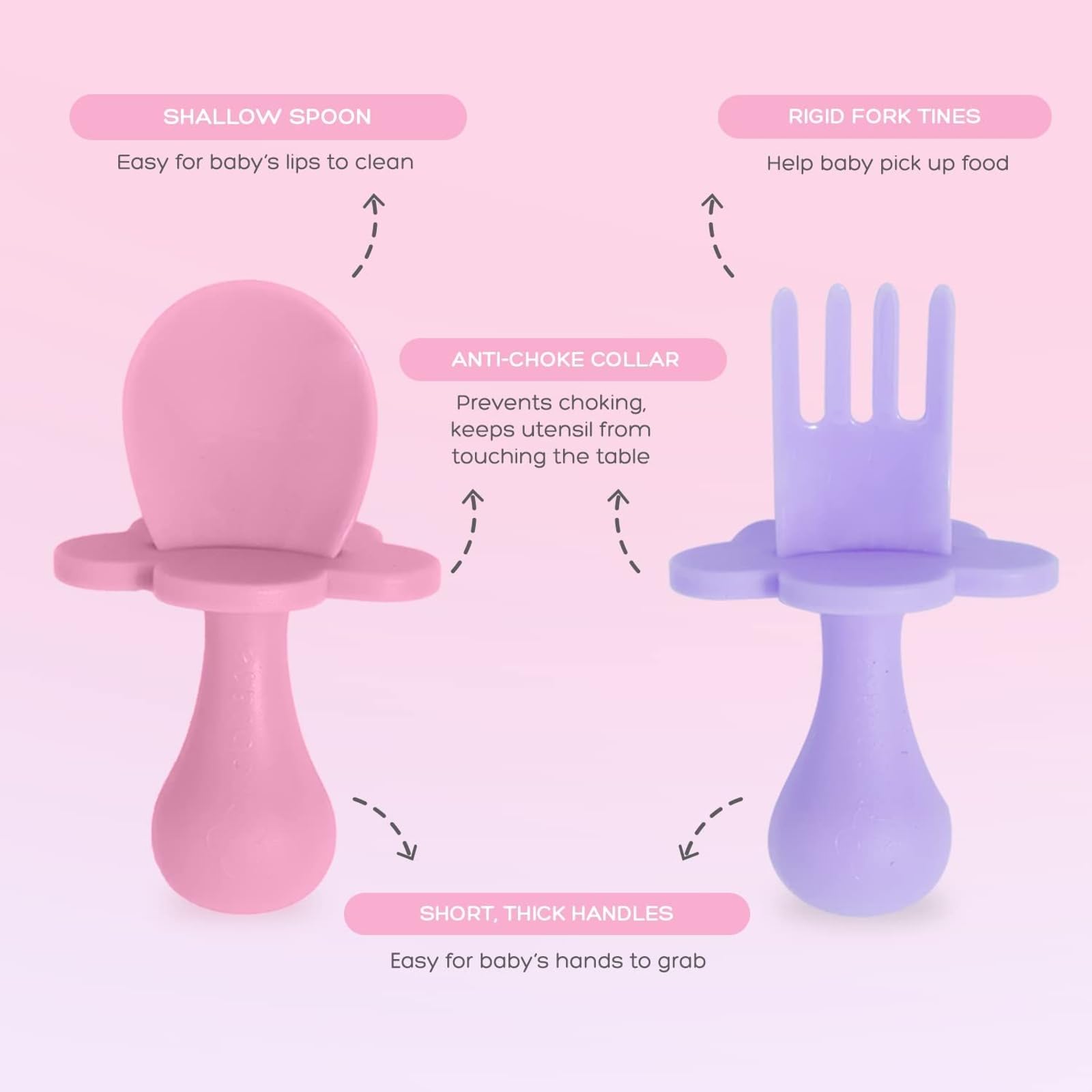 Grabease utensils are dishwasher safe for quick cleaning after meals