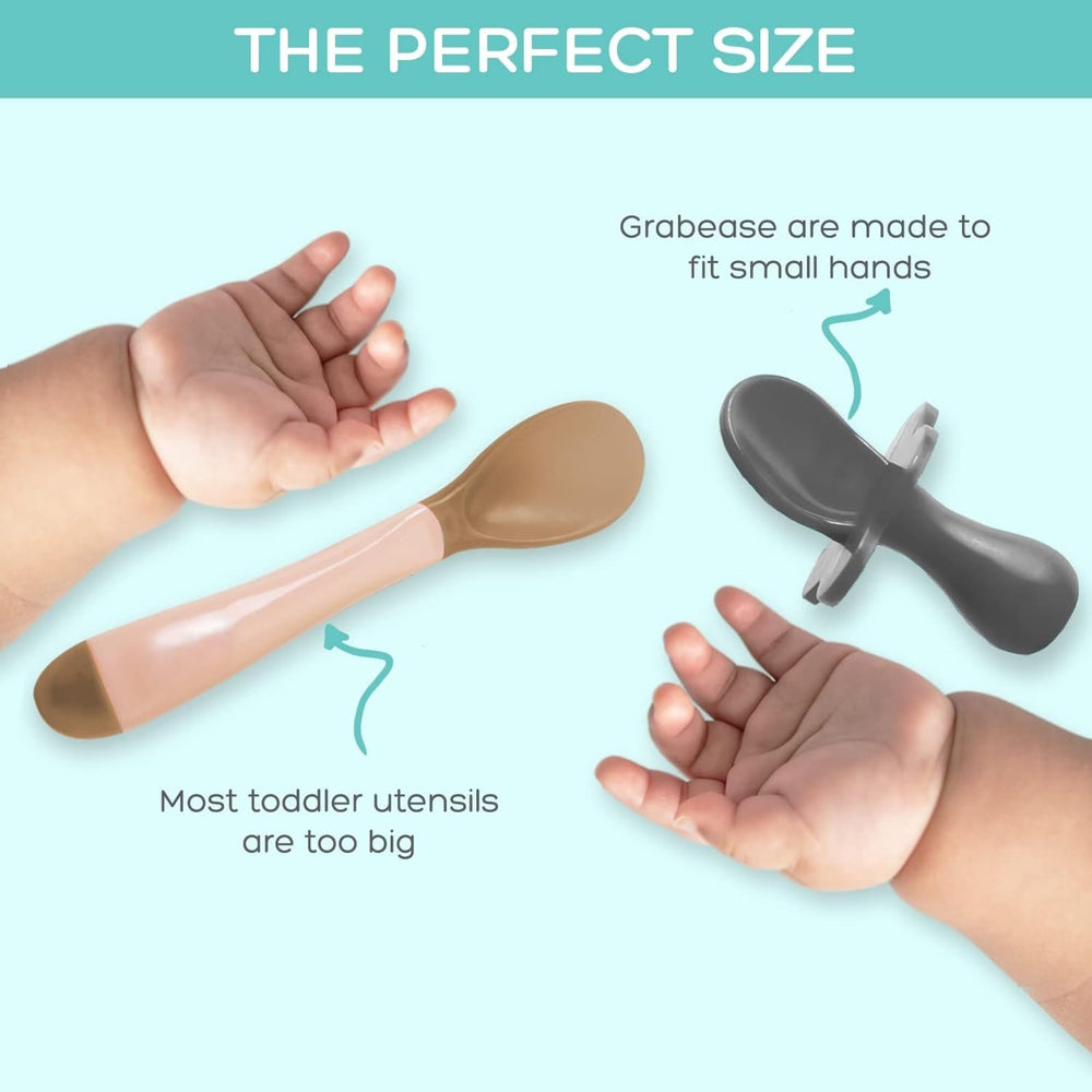 Grabease utensils in a dishwasher-safe design for easy cleaning