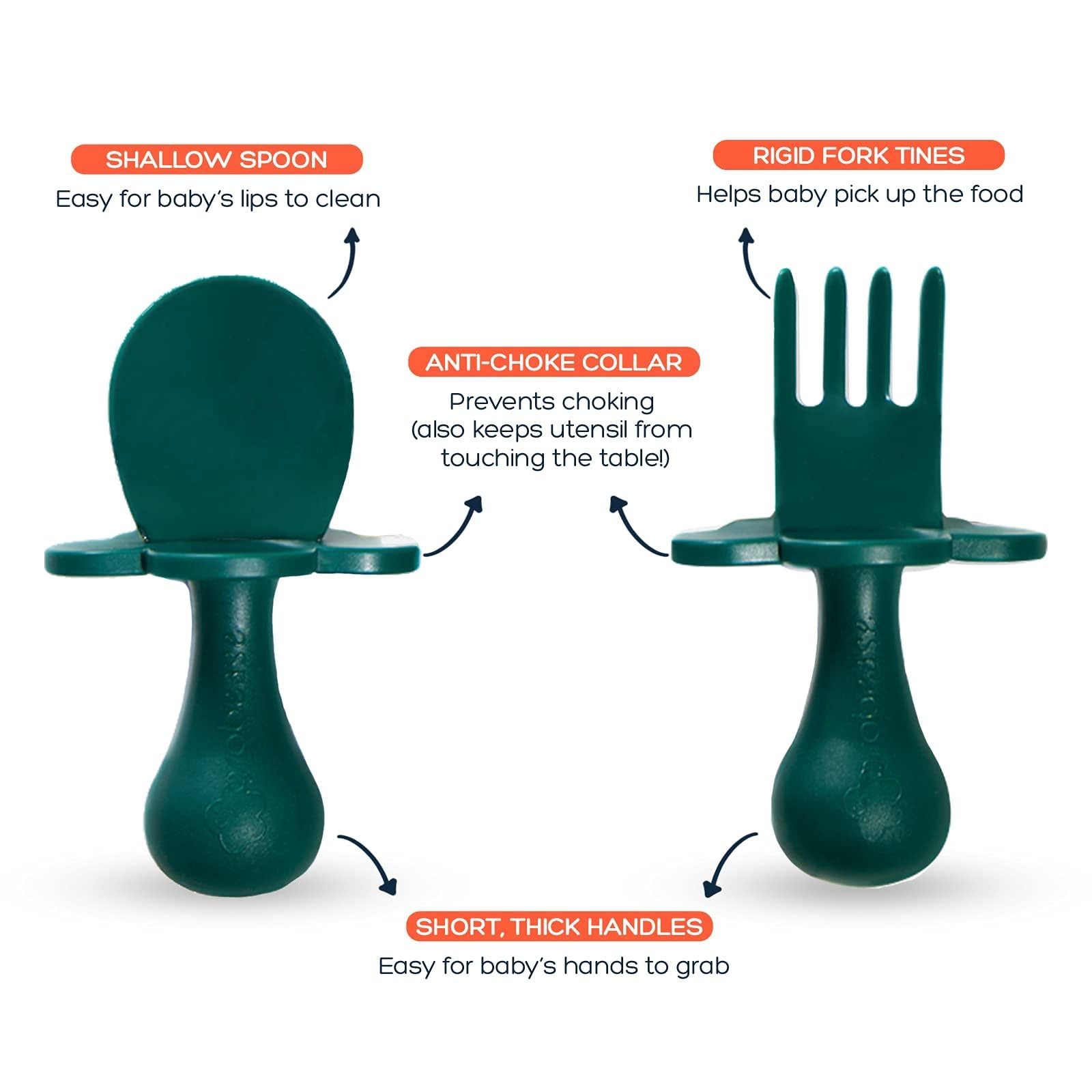 Grabease dishwasher-safe utensils for quick cleanup
