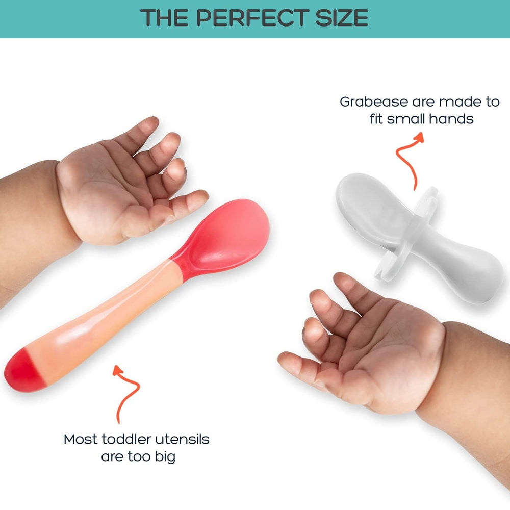 Grabease dishwasher-safe utensils simplify cleanup after meals.