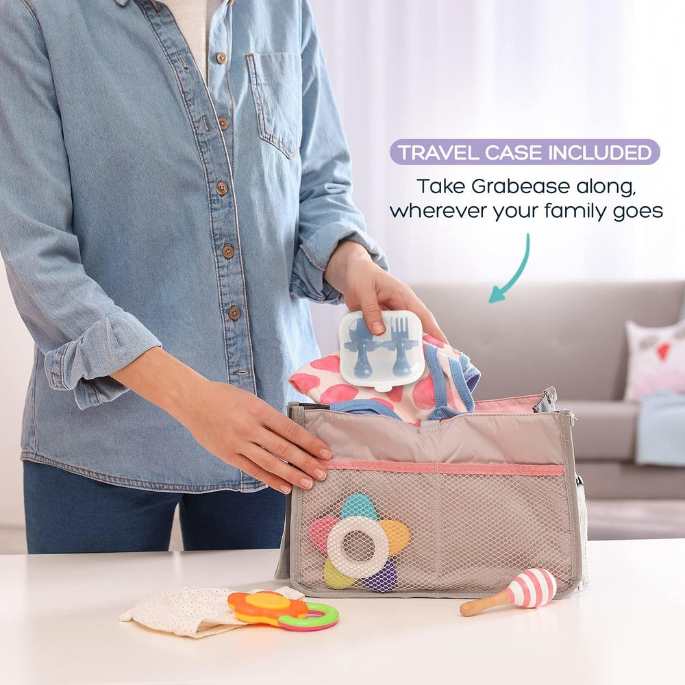 Grabease gift-option packaging makes a thoughtful present for new parents.
