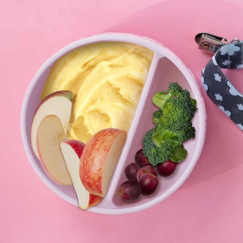Grabease independence-focused design supports growing self-feeding skills at mealtimes.