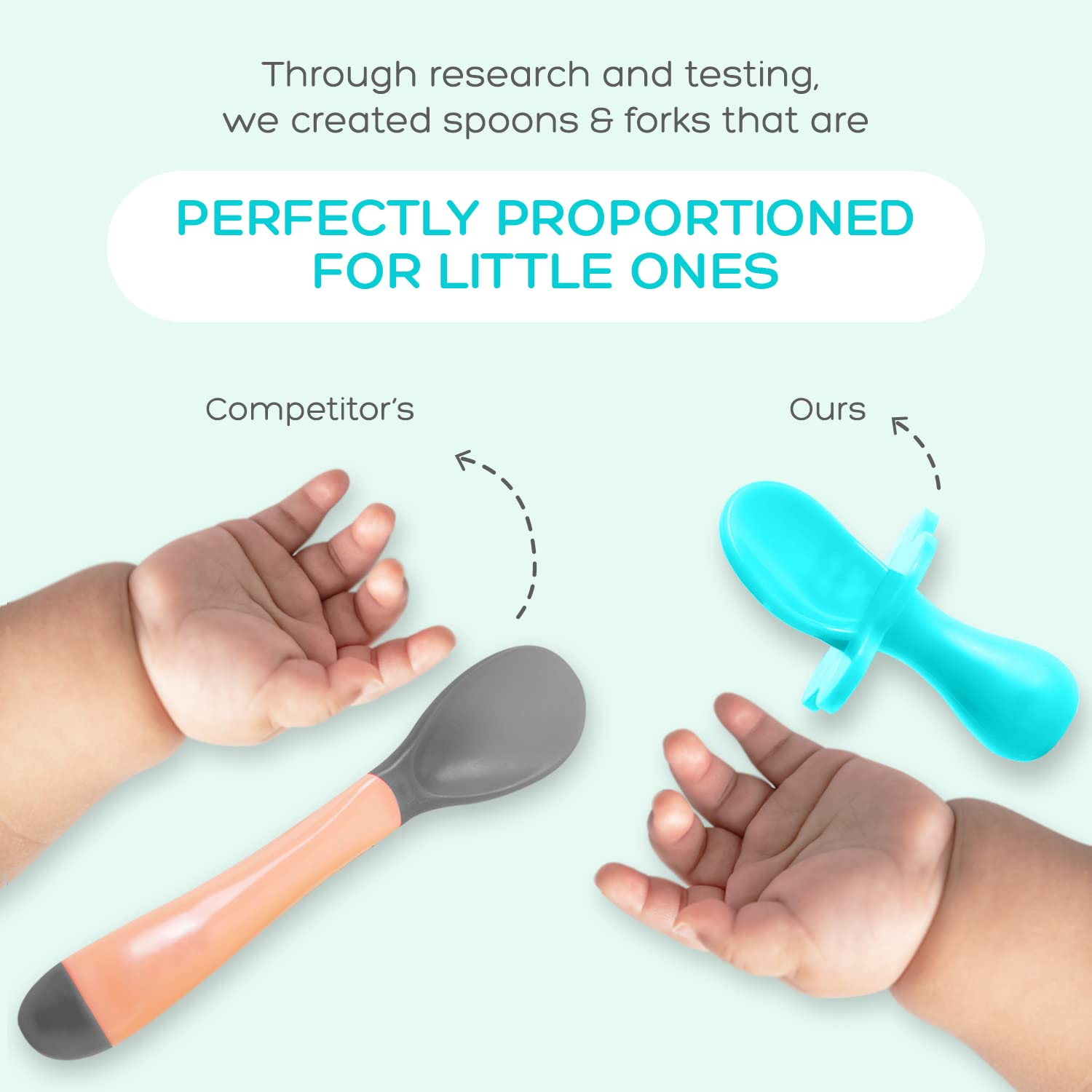 Grabease odor-resistant silicone maintains freshness between uses during busy days