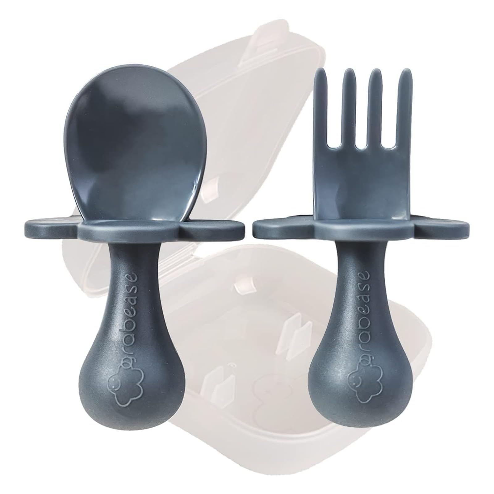 Grabease ergonomic spoon for easy self-feeding and improved grip.