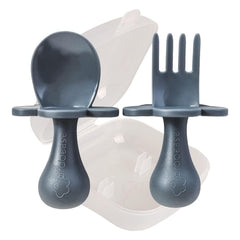 Grabease ergonomic spoon for easy self-feeding and improved grip.