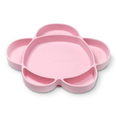 Grabease silicone suction plate six-section keeps meals organized and reduces spills