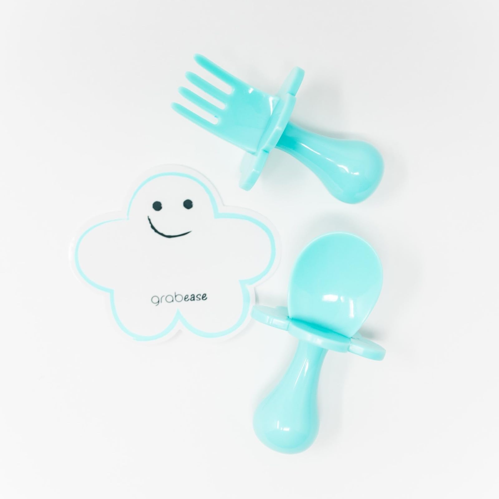 Grabease teal durable plastic construction close-up indicates long-lasting use.
