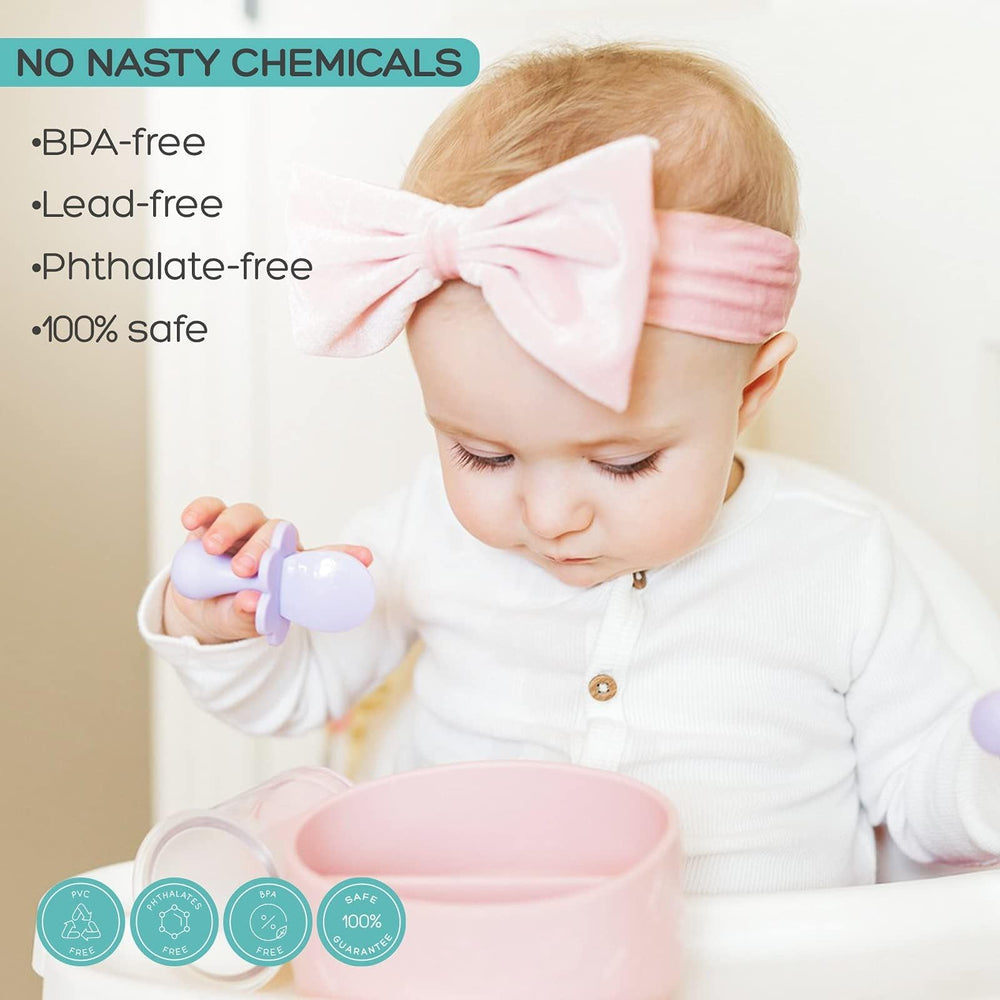 Grabease toddler self-feeding action demonstrates independence at meals.