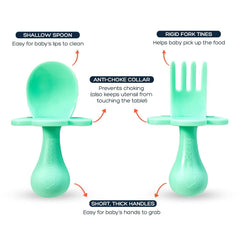 Grabease utensils are top-rack dishwasher safe for easy cleaning