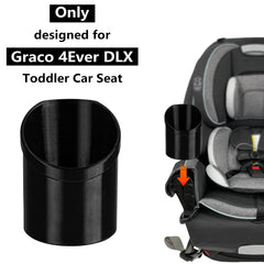 Graco cup holder pro with friction back tab keeps drinks in place.