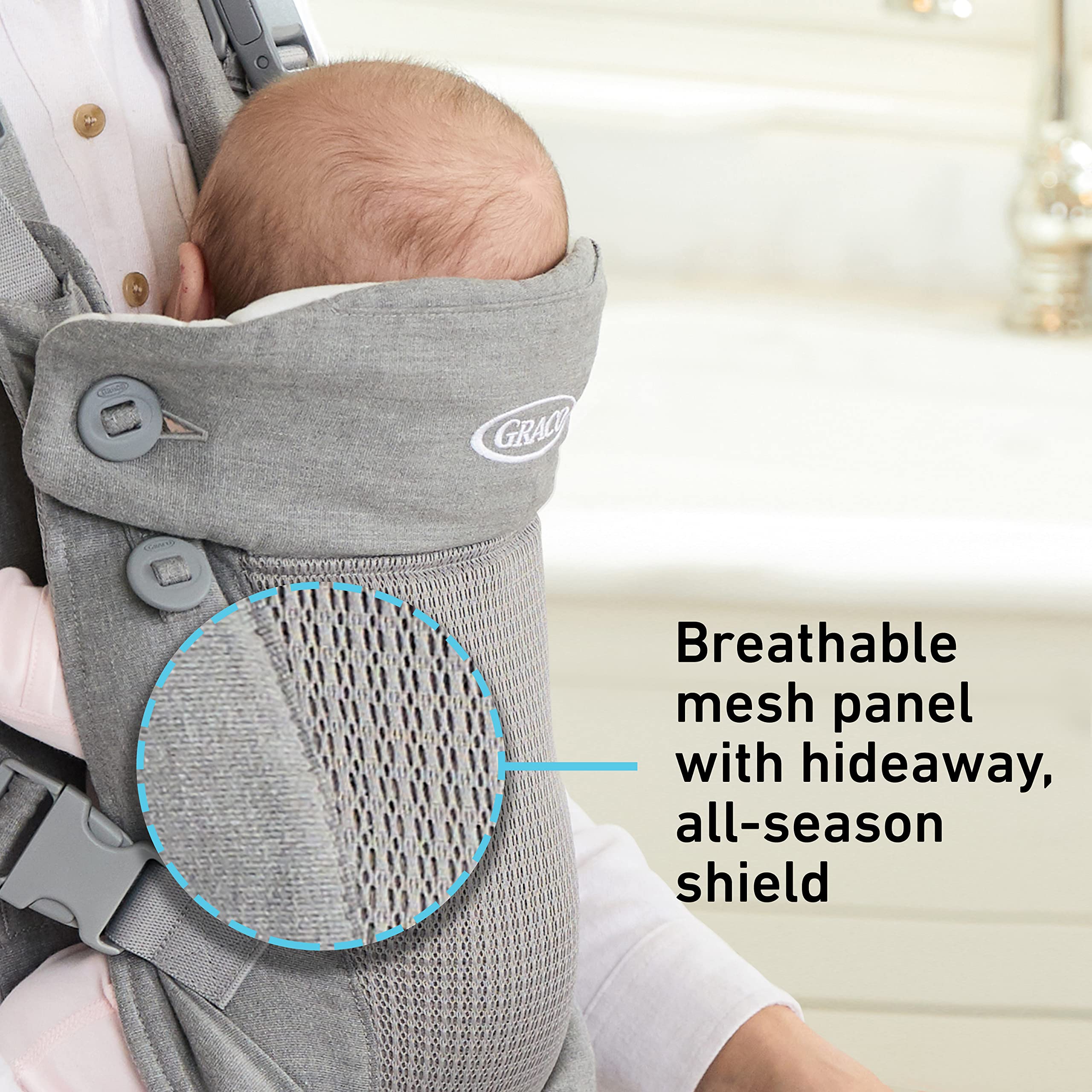Graco Cradle Me 4-in-1 SecureConnect magnets guiding a secure latch.
