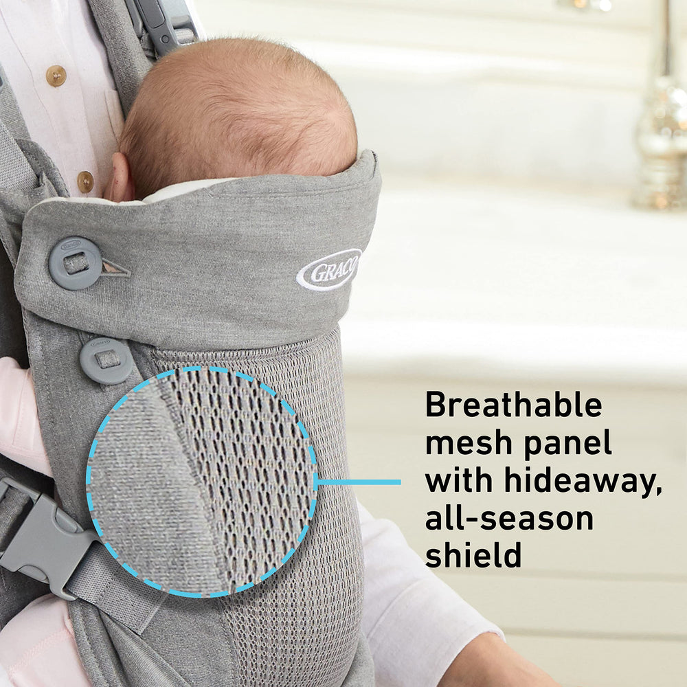 Graco Cradle Me 4-in-1 SecureConnect magnets guiding a secure latch.