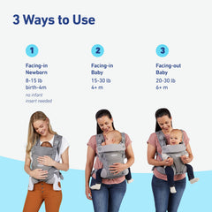 Graco Cradle Me Lite facing-out position demonstrates versatile baby visibility.