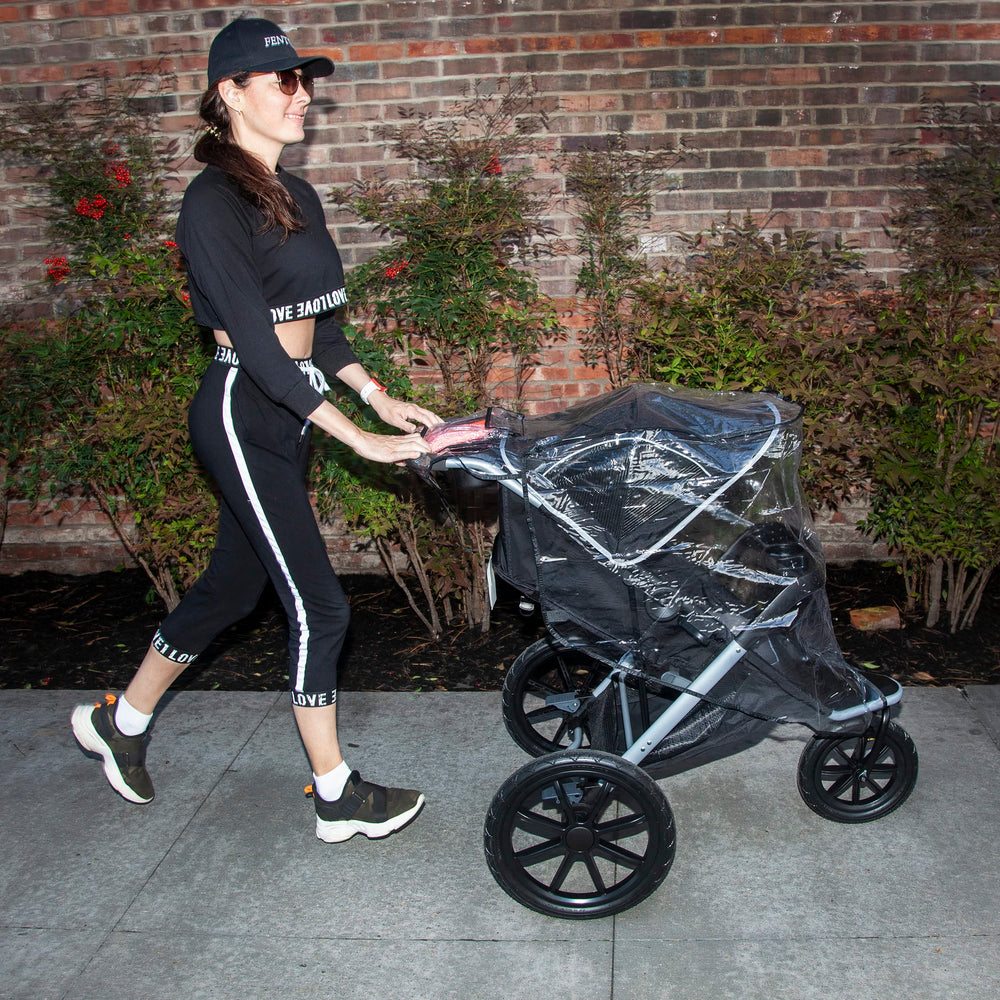 Windproof design keeps the shield steady during gusts