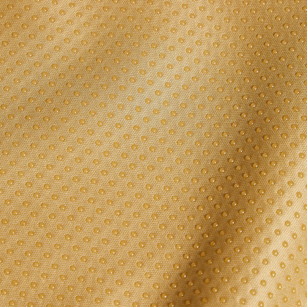 Graco splat mat measures 50 by 50 inches for full coverage.