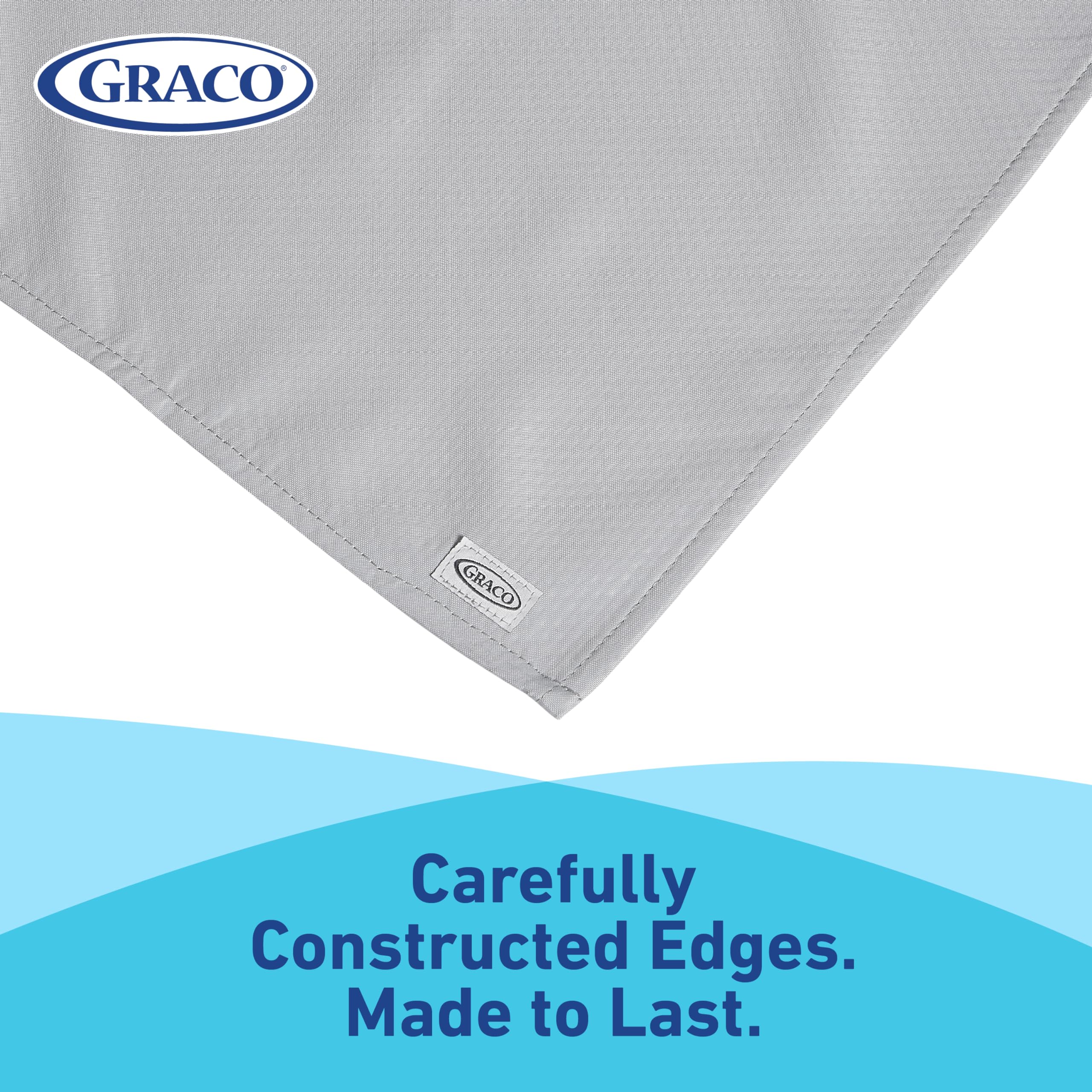 Graco splat mat used for arts and crafts keeps surfaces clean.