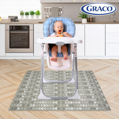 Graco Splat Mats folded compactly for easy storage and travel