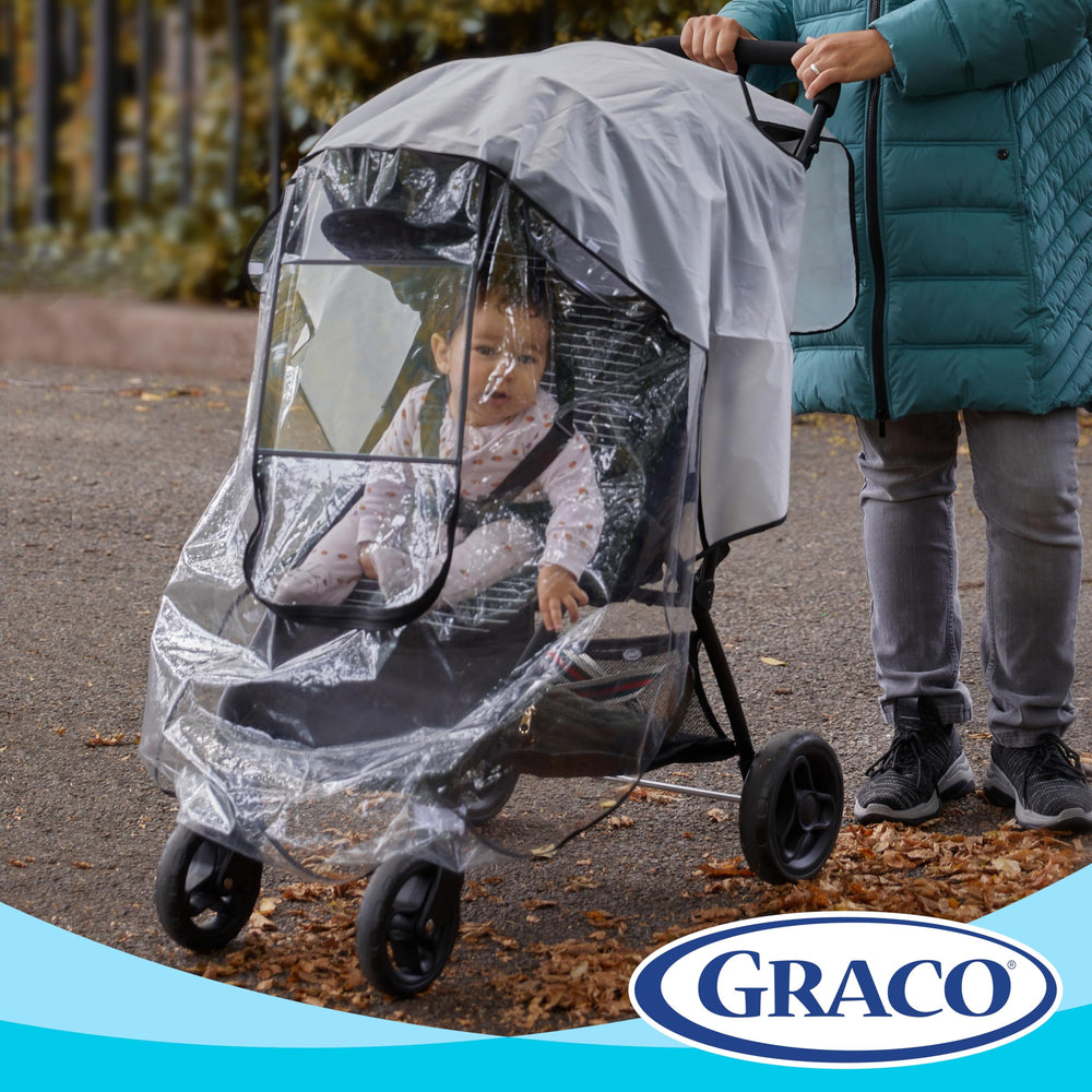 Graco Universal Deluxe Weather Shield universal fit ensures compatibility with many strollers.