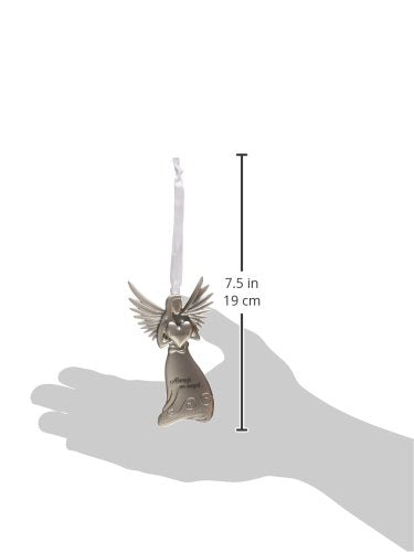 Engraving option showcased on the angel medallion for personalization