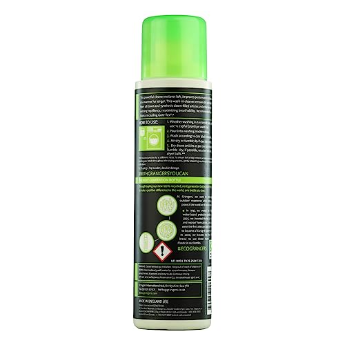 Granger's Down Wash enhances breathability of down insulation
