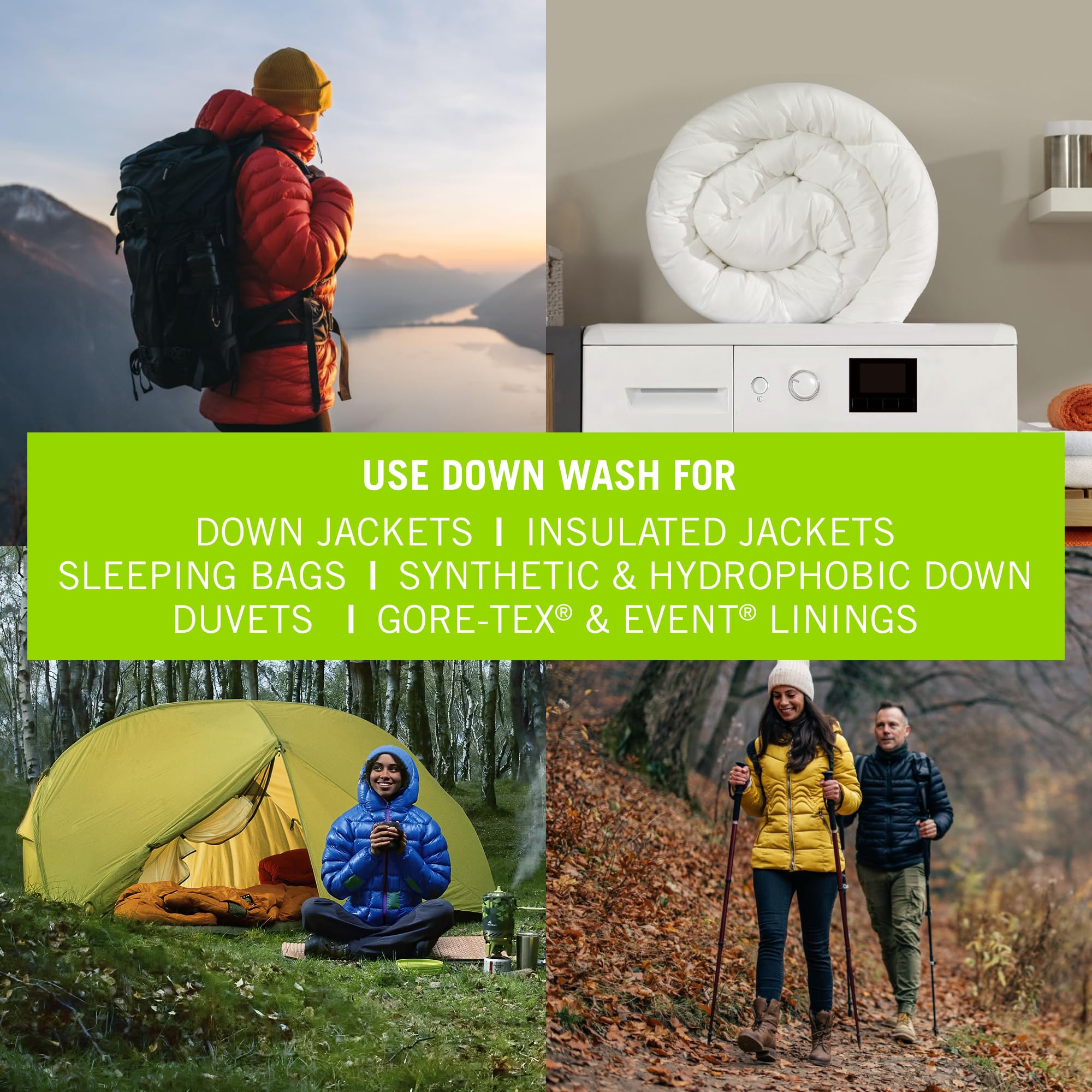 Granger's Down Wash compatible with Gore-Tex and similar membranes