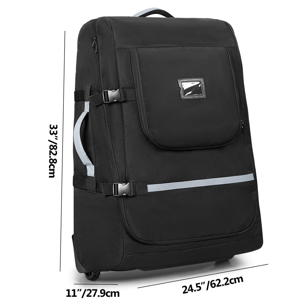 GRAOSO 24.5 x 11 x 33 inch bag fits compatible strollers on the go.