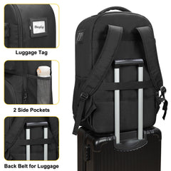 GRAOSO luggage bag side mesh pockets keep baby necessities handy.